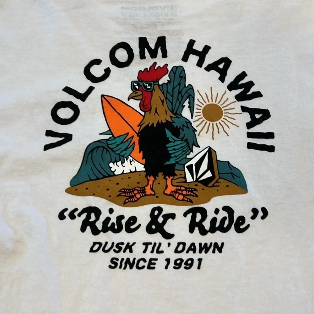 Volcom Hawaii “Rise & Ride” Tee! - Picture 5 of 6